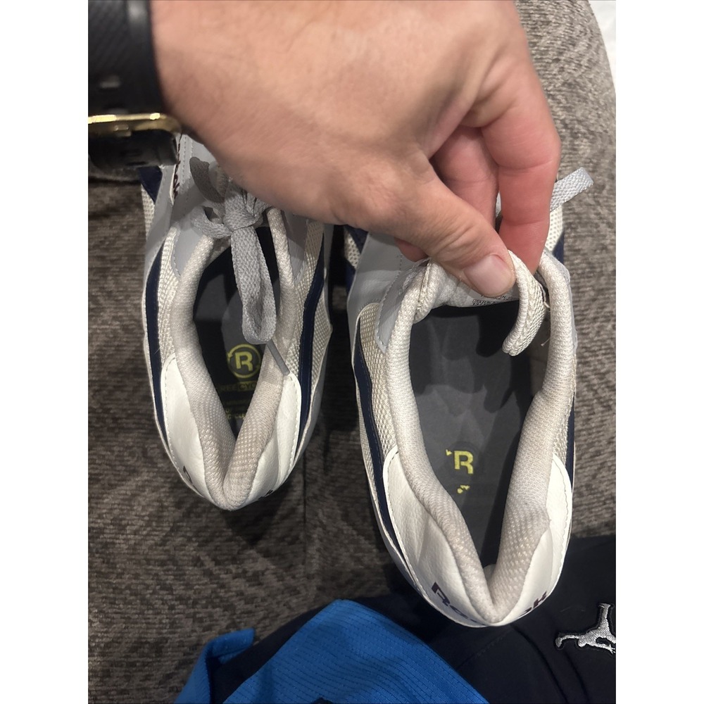Size 13 - Reebok Rewind Run Chalk Vector Navy - Picture 5 of 6